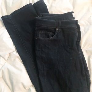 Loft Midrise Curvy Straight Jeans